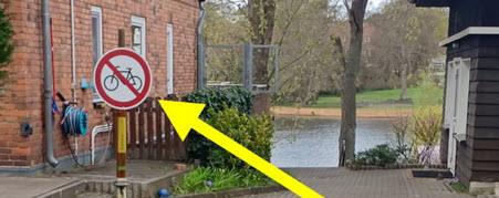 Keine Fahrräder